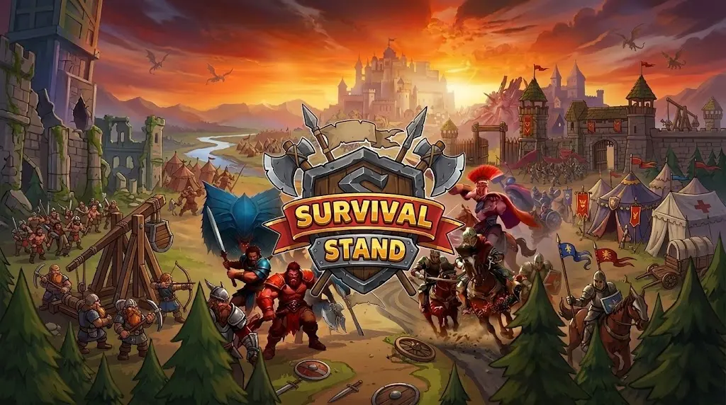 Survival Stand Unity mobile game gameplay